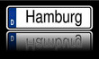 Autokennzeichen Hamburg