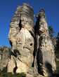 Sandstone rock in Bohemian Paradise, Czech republic, EU.