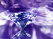 Diamond on purple