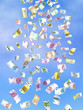 Geldregen vertikal
