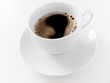 cup of coffee  Isolated on white