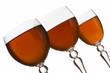 Wine glasses Isolated on white background