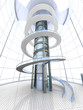 Futuristische Architektur