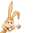 bunny with hanging egg bunny with hanging egg