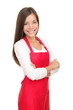 Foto: Barista woman / small shop owner portrait Barista woman / small shop owner portrait