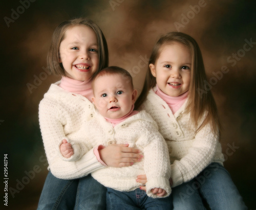 Photo: Three young beautiful sisters Three young beautiful sisters