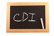 CDI sur ardoise