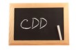 CDD sur ardoise