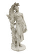 Statue of the Venera or Aphrodite of Melos, isolated on white