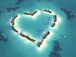 heart shaped island