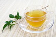 Glass Cup of Green Tea