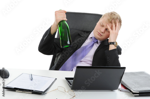 Photo: Drunk businessman Drunk businessman