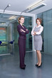Confident coworkers