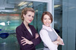Foto: Two confident businesswomen in office Two confident businesswomen in office