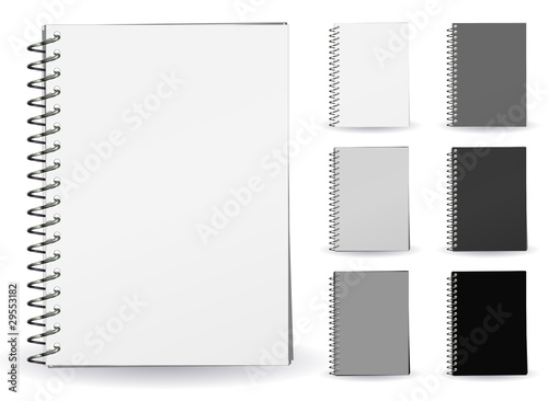 Vector: blank book blank book