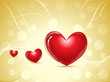 abstract valentine heart concept