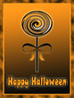 Happy Halloween candy illustration