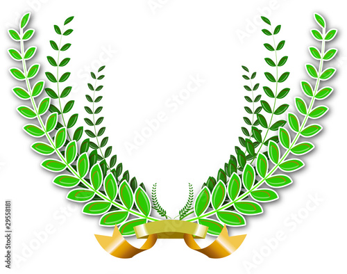 Vector: laurel wreath laurel wreath