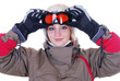 Foto: Wintersportlerin Wintersportlerin