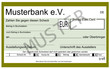 Vektor: Scheck/Blanko/Muster Scheck/Blanko/Muster