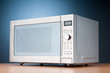 Microwave oven on the table