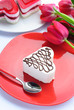 Valentine's day cakes and flowers
