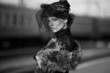 Black and white shoot of woman Black and white shoot of woman
