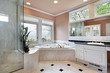Master bath in luxury home
