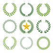 Vektor: Laurel Wreaths Laurel Wreaths