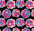 Couture inspired seamless floral