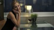 Woman alone at the restaurant; HD 720, H 264