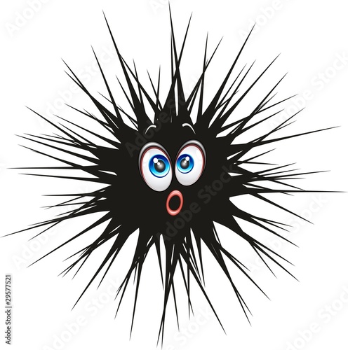 Cartoon Sea Urchin