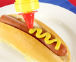 Mustard On Hot Dog Mustard On Hot Dog