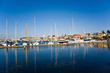 marina in San Francisco with boats in beautiful weather
