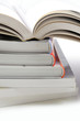 Closeup of books
