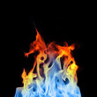 big flames
