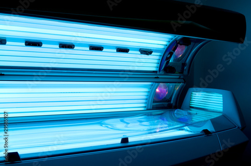 Photo: Tanning bed solarium Tanning bed solarium