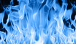 Blue fire backdrop