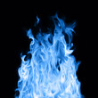 Blue flames