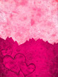 Valentine's Day background with pink hearts