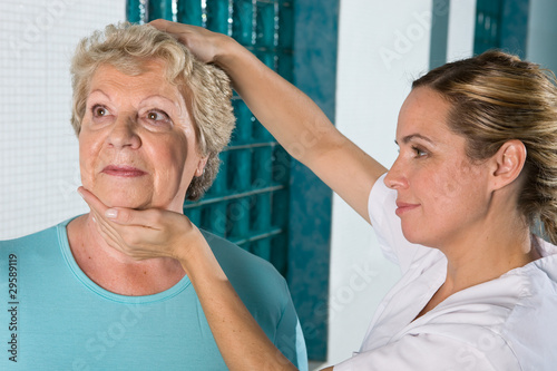 Photo: Physiotherapy in a hospital Physiotherapy in a hospital