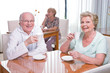 Coffee break in the retirement house
