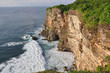 Rocky coast near Uluwatu temple on Bali