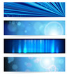 Vector set of abstract banners. Blue Design. EPS10 Vector Backgr Vector set of abstract banners. Blue Design. EPS10 Vector Backgr