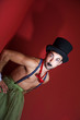 Outrageous man in top hat