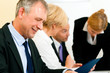 Business team working in a meeting
