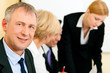 Teamarbeit während eines Meetings