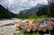 Pohľad na Kriváň od Koprovsky rieky, Vysoké Tatry Park