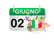 Holiday Calendar ITALY National Day