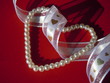 beads, ribbon and hearts